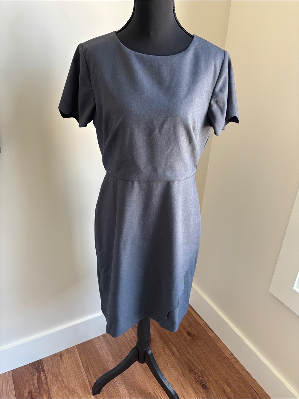 LOFT Slate Dress in Charcoal Gray